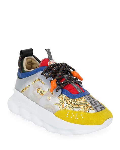 versace chain reaction replicas|authentic versace chain reaction sneakers.